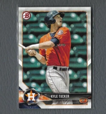 2018 Bowman Prospects Base Kyle Tucker Card, Houston Astros #BP55 - Image 1 of 2