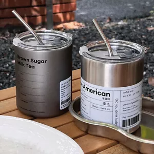 360ML/600ML Stainless Steel Insulated Travel Tumblers Coffee Cup Mug With Lid CN - Imagen 1 de 22