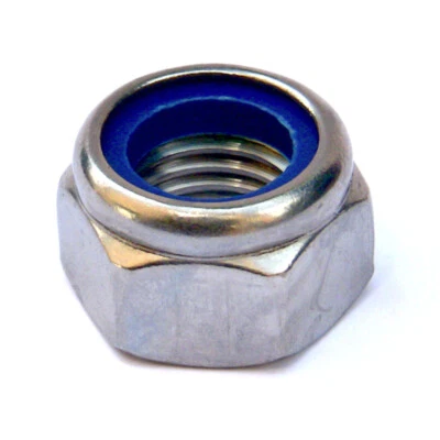 EXS Sicherungsmutter Edelstahl V2A Edelstahlmutter DIN 985 Hexagon M3-M24 a