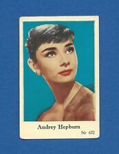 1955-58 Dutch Gum Card Nr #632 Audrey Hepburn