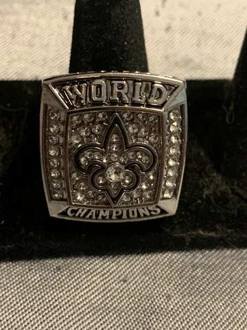 2010 New Orlean Saints Super Bowl Championship Ring Sz11 Brand New Replica Cover