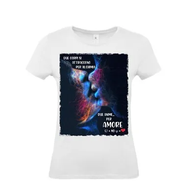 Amore Corpi Alchimia Anima Ti Amo T-shirt Maglia  Donna T-shirt Regalo Fidanzati • 15.97€