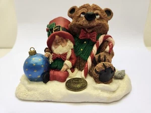 Declan's Finnians Nollag Gra Weihnachten Kobold Blarney Steinfigur signiert - Bild 1 von 3