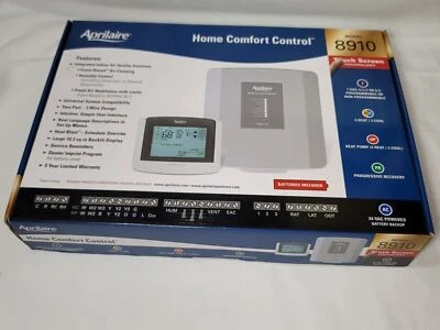Aprilaire 8910, Comfort Control Programmable 3H/3C or 4H/2C Heat Pump Thermostat - Image 1 of 4