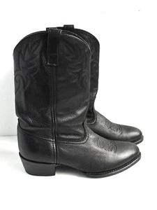 Dingo Cowboystiefel Schwarz Leder Western Herren Größe 11 E D105980 - Bild 1 von 15