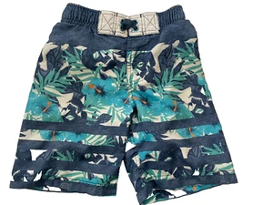 Bañador corto Cherokee Target para niños azul naranja flores tropicales XS 4/5 - Imagen 1 de 6