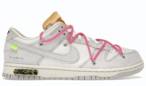 OFF-WHITE NIKE DARK LOW Virgil Abloh n.17 US 12 sneaker iper rosa DJ0950117 - Foto 1 di 1