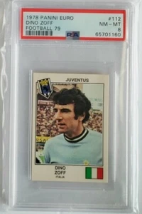 1978 Panini Euro Dino Zoff Football 79 #112 PSA 8  - Picture 1 of 2