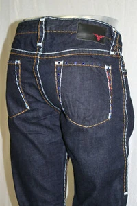 Men's Dark Blue Stones Jeans 100% Cotton - Bild 1 von 7