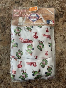 New Boys Philadelphia Phillies Boys Tank & Boxer Brief-size 4 - Picture 1 of 2