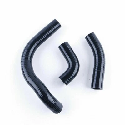 For Suzuki RM 125 1986 1987 1988 1989 1990 Silicone Radiator Coolant Hose &Black - Изображение 1 из 4