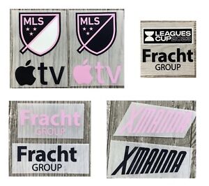2023-24 American League  MLS  MIAMI Soccer Apple TV &Sponsor Iron On  Patches