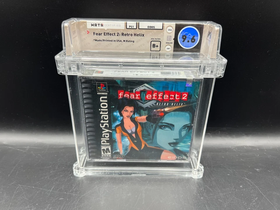 Fear Effect 2: Retro Helix Sony PS1 WATA 9.6 B+ FACTORY SEALED MINT RARE VGA - Image 1 of 4