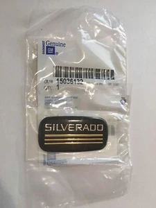 1988-1999 Chevrolet Silverado Black and Gold Silverado Body Side Emblem New OEM - Picture 1 of 2