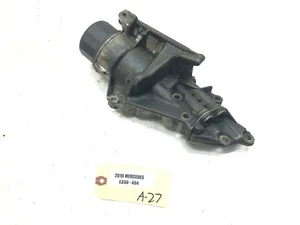 2010-2011 MERCEDES-BENZ E350 W212 ENGINE OIL FILTER COOLER HOUSING OEM. - Picture 1 of 6