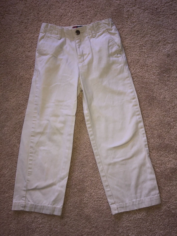 CHAPS ~ Girls Khaki Pants ~ Size 5 ~ Adjustable ~ School Church - Image 1 of 1