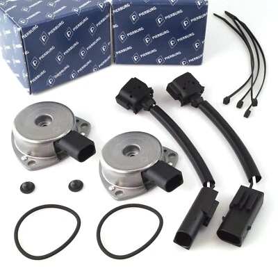 2x Pierburg Zentralmagnet Nockenwellenverstellung + Sensorkabel für MERCEDES - Bild 1 von 4