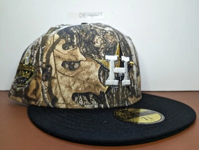 Ecpcity 59FIFTY Houston Astros Minute Maid Park logotipo de goteo árbol real camuflaje 7 3/8 Foto 1 de 4