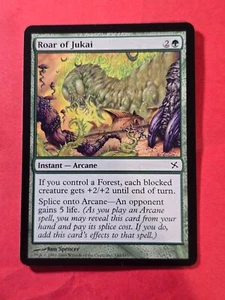 2005 Magic The Gathering Betrayers of Kamigawa #140 Roar of Jukai, C, NF, cd3 - Picture 1 of 3