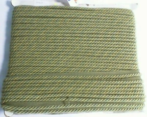 Borde de cuerda para tapicería - mezcla verde/amarillo - aproximadamente 50 metros #22D486 - Imagen 1 de 4