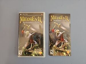 Medievil Resurrection (Sony PSP Portable) Case & Man Only- No Game