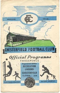 Chesterfield v Southport 1957/8 - Picture 1 of 1
