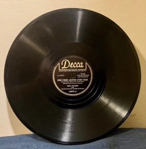 Bing Crosby~78rpm~VG~ June Comes Around Every Year-Out of this World~Decca 18675 - Picture 1 of 3