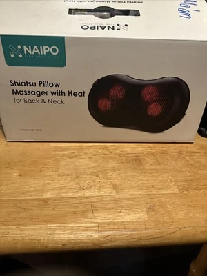 Naipo Shiatsu Almohada Masajeador de Cuello y Espalda Masajeador con Calor MGP-129G Foto 1 de 4