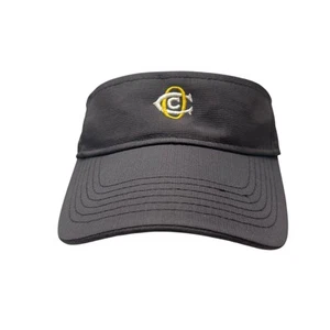 Oakmont Country Club Golf Tennis Visor Preppy Hat Cap Monogram Logo Unisex Black - Picture 1 of 10
