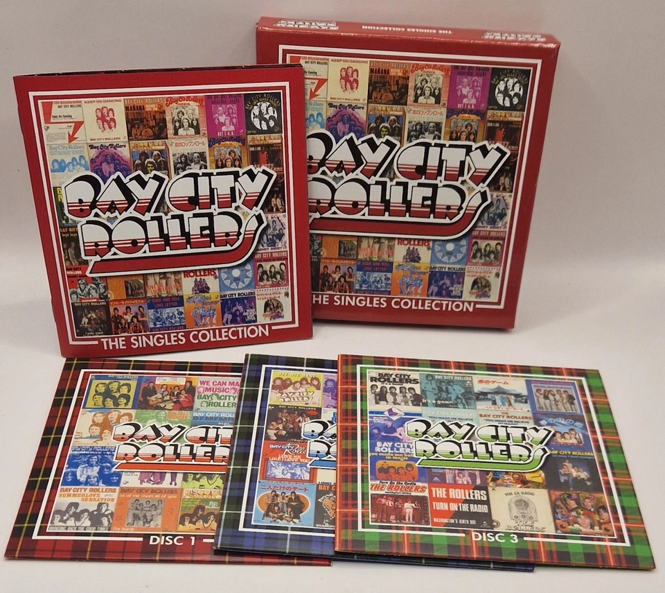 Bay City Rollers – The Singles Collection 3 CD Boxset 2019 Cherry Red Records - Bild 1 von 4