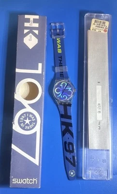 Amazing HISTORY 1997 Swatch-Hong Kong UK Handover-- I-Was-There! Nos  NEW GK171 - image 1 of 4