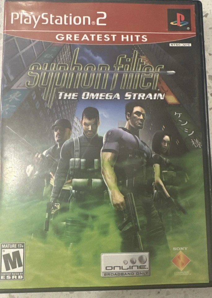 Syphon Filter the Omega Strain Sony PlayStation 2 PS2 Juego Foto 1 de 1