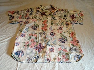 Vintage Susan Christopher geblümtes Hemd mit Knopfleiste Größe Medium Polyester... - Bild 1 von 7