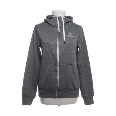 Volcom, Kapuzenpullover, Größe: XS, Grau, Baumwolle/Polyester, Print, Damen #B3r - Bild 1 von 4