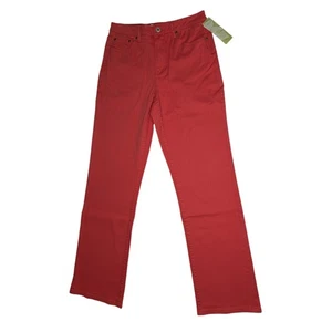 Coldwater Creek ShapeME Straight Leg Jeans Contour Waist Coral Größe 8 - Bild 1 von 8
