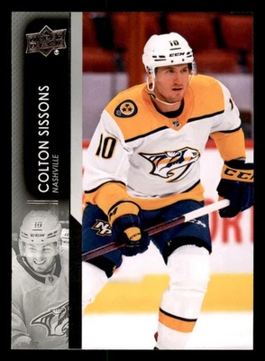 2021 Upper Deck Colton Sissons #355  Nashville Predators - Image 1 of 2