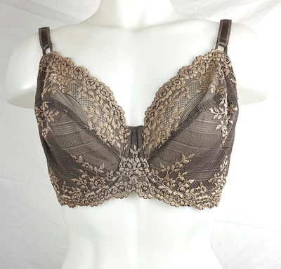 Wacoal Taupe Brown 65191 Embrace Lace Underwire Bra 34DDD - Image 1 of 2