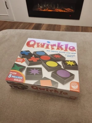 Mindware Qwirkle UK Edition Mix And Match Wood Tiles New Sealed Gift Mindware  - Image 1 of 4