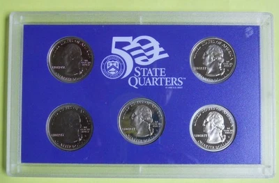 Juego de prueba de cuarto de dólar estadounidense 2000 como nuevo (en soporte de plástico original del gobierno) Foto 1 de 2