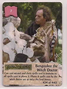 Spellfire 1995 1ST Edition UR Chase 434/440 Bengoukee the Witch Doctor M/NM - Picture 1 of 1