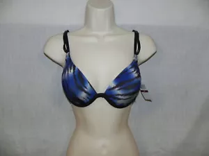 Dereon Bra 34C Black Blue Green Multi Color Underwire NWT $28 - Picture 1 of 1