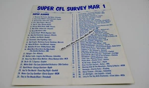 WCFL RADIO Chicago CFL Survey MAR 1, 1975 #1 The Doobie Brothers Black Water - Picture 1 of 6
