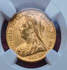 1899 FULL SOUVEREIGN G. BRITAIN ,  7,99 grams  9167 FINE GOLD NGC