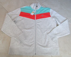 NEW Original Penguin Color-Block Full Zip Sweatshirt MENS M Grey $98.00 - Picture 1 of 4