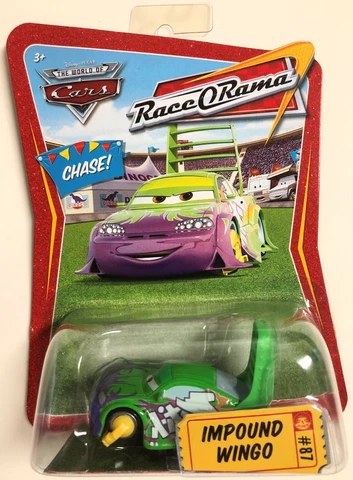 Disney Pixar Cars Race-O-Rama Impound Wingo! Chase! Mint #87 Card! Free Shipping Cover
