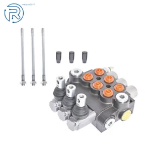 Adjustable 11GPM Hydraulic Directional Control Valve Double Acting 3 Spool - Picture 1 of 10