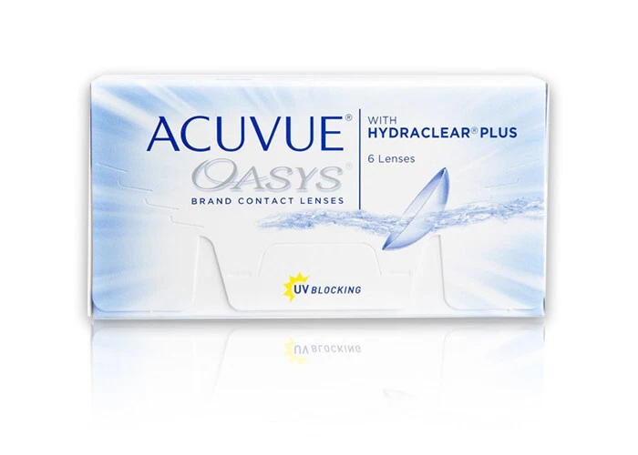 Oasys Hydraclear PLUS 1x6 Kontaktlinsen Acuvue Johnson&Johnson + Behälter - Bild 1 von 1