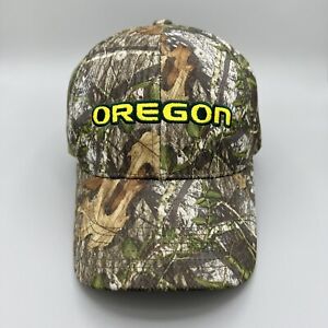 Oregon Ducks Hat Camo Mossy Oak Snapback Baseball Cap Hunting