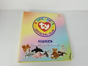 USED RARE BEANIE BABY COLLECTORS BINDER W/ OVER 100 CARDS. *READ* - Picture 1 of 24