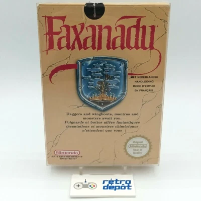 Faxanadu Boite + Notice + Livret + Dialogue Boxed / Nintendo NES / PAL B / FAH-1 - Photo 1/4